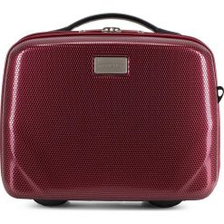 Kosmetyczka 56-3P-575-35. Czerwone kosmetyczki damskie marki Wittchen, w paski, eleganckie. Za 199,00 zł.