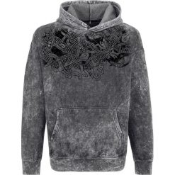 Bluzy męskie: Outer Vision Thunderstorm Bluza z kapturem szary