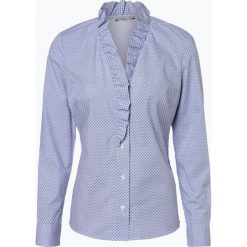 Apriori - Bluzka damska, niebieski. Niebieskie bluzki damskie Apriori, bez wzorów, eleganckie, z falbankami, bez rękawów. Za 129,95 zł.