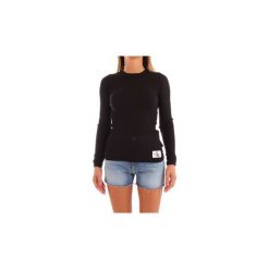 Swetry Calvin Klein Jeans J20J207820. Czarne swetry damskie marki Calvin Klein Jeans, l, bez wzorów, z jeansu, bez rękawów, bez kaptura. Za 217,33 zł.