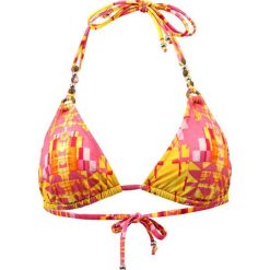 Biustonosz bikini "Aran" w kolorze różowo-żółtym. Różowe bikini marki Val d´Azur. W wyprzedaży za 173,95 zł.