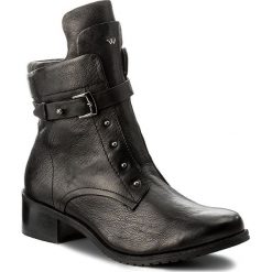 Buty zimowe damskie: Botki WOJAS – 6614-51 Czarny