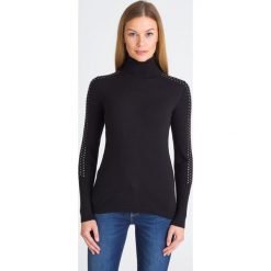 CZARNY SWETER LIU JO. Czarne swetry damskie Liu Jo, s, z aplikacjami, bez rękawów, bez kaptura. Za 344,50 zł.