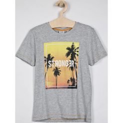 Blukids - T-shirt dziecięcy 134-164 cm. Szare t-shirty chłopięce Blukids, z nadrukiem, z bawełny, bez rękawów. W wyprzedaży za 27,90 zł.