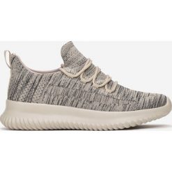 Beżowe Buty Sportowe Iselle. Brązowe buty sportowe męskie Born2be, z dresówki, na sznurówki. Za 99,99 zł.