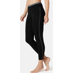 Legginsy 7/8 Slim Gym & Pilates 510 damskie. Czarne legginsy sportowe damskie NYAMBA, xl, bez wzorów, z elastanu, na jogę i pilates. Za 59,99 zł.