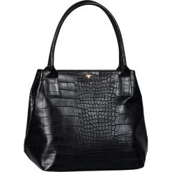 Tom Tailor torebka damska Miri Croc Shopper czarna. Czarne torby damskie na zakupy Tom Tailor, bez wzorów, ze skóry, bez dodatków. Za 209,00 zł.
