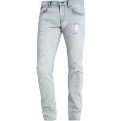 Armani Exchange Jeansy Slim Fit denim indigo. Niebieskie jeansy męskie marki Armani Exchange, z elastanu. Za 569,00 zł.
