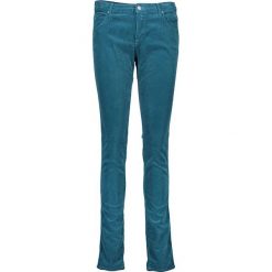 Spodnie sztruksowe "Katewin" - Slim fit - w kolorze morskim. Niebieskie jeansy damskie Denim Special, l, ze sztruksu. W wyprzedaży za 214,95 zł.