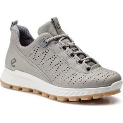 Trekkingi ECCO - Exostrike L 83241301539 Wild Dove. Szare półbuty damskie ecco, ze skóry, bez obcasa, bez zapięcia. W wyprzedaży za 399,00 zł.
