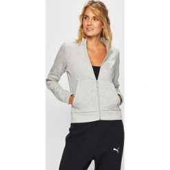 Puma - Bluza. Szare bluzy damskie Puma, s, z aplikacjami, z elastanu, bez rękawów, bez kaptura. Za 249,90 zł.