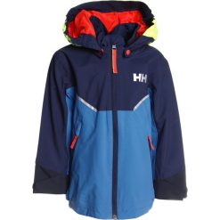 Helly Hansen SHELTER JACKET UKUT Kurtka hardshell blue water. Niebieskie kurtki sportowe męskie marki Helly Hansen, z materiału, outdoorowe. W wyprzedaży za 356,15 zł.