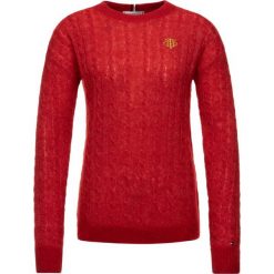 Sweter TOMMY HILFIGER Essentia WW0WW25569. Czerwone swetry damskie TOMMY HILFIGER, s, bez wzorów, klasyczne, bez rękawów, bez kaptura. W wyprzedaży za 379,00 zł.