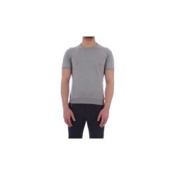 T-shirty z krótkim rękawem Barba Napoli 23503 43512. Szare t-shirty męskie Barba Napoli, m, bez wzorów, bez kołnierzyka, krótkie. Za 472,84 zł.