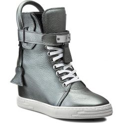 Sneakersy R.POLAŃSKI - 0832 Srebrny Lico. Szare półbuty damskie R.Polański, ze skóry. W wyprzedaży za 329,00 zł.