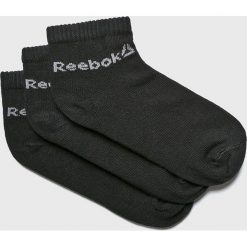 Reebok - Skarpetki (3 pack). Czarne skarpetki damskie marki Reebok, z elastanu. Za 24,90 zł.