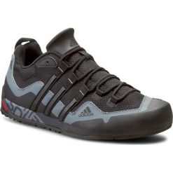 Buty adidas - Terrex Swift Solo D67031 Black1/Black1/Lead. Czarne buty trekkingowe męskie Adidas, z materiału, na sznurówki, outdoorowe, adidas terrex. W wyprzedaży za 299,00 zł.