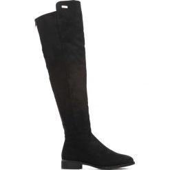 Buty zimowe damskie: Czarne Kozaki Zippered