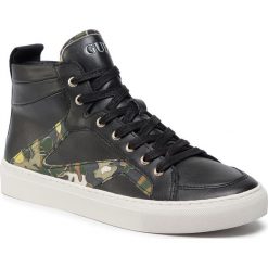 Sneakersy GUESS - Burt FM8BUR LEA12 BLACK. Czarne sneakersy męskie Guess, bez zapięcia. W wyprzedaży za 269,00 zł.