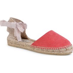 Espadryle MANEBI - Flat Valenciana M 2.0 P0 Paradise Pink. Różowe espadryle damskie Manebi, bez wzorów, ze skóry, bez obcasa. W wyprzedaży za 279,00 zł.