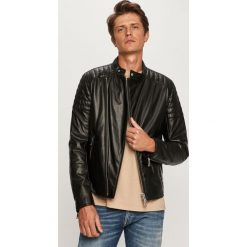 Armani Exchange - Kurtka. Czarne płaszcze męskie Armani Exchange, s, bez wzorów, z poliesteru, krótkie, bez kaptura. Za 1359,00 zł.