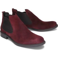 ARTIKER RELAKS 43A612 bordowy, botki męskie. Czerwone botki męskie Artiker Relaks, bez zapięcia. Za 269,90 zł.