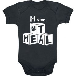 Body niemowlęce: M is for Metal Body czarny