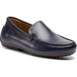 Mokasyny POLO RALPH LAUREN - Redden 803691259006 Navy. Niebieskie mokasyny męskie Polo Ralph Lauren, ze skóry, klasyczne. W wyprzedaży za 409,00 zł.