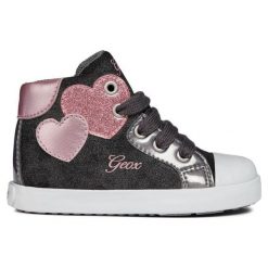 Geox Dziewczęce Buty Za Kostkę Kilwi, 20, Ciemnoszare. Szare buty dziewczęce zimowe Geox, za kostkę, na zamek. Za 219,00 zł.