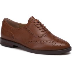 Oxfordy LAUREN RALPH LAUREN - Marlina 802755563001 Polo Tan. Pomarańczowe półbuty damskie Lauren Ralph Lauren, bez obcasa, na obcasie, bez zapięcia. Za 669,00 zł.