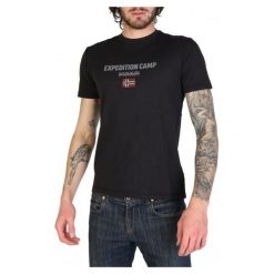 Napapijri Koszulka T-shirt SONTHE_N0YIIX. Koszulki męskie Napapijri, na lato, s, bez wzorów, z bawełny, bez kołnierzyka, z krótkim rękawem, krótkie. Za 135,00 zł.