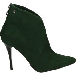 Botki - 19-58 VEL VER. Szare botki damskie marki Venezia, ze skóry. Za 379,00 zł.