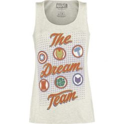 Avengers The Dream Team Top damski odcienie beżowego. Brązowe topy damskie Avengers, m, z motywem z bajki, z materiału. Za 54,90 zł.