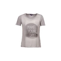 T-shirty z krótkim rękawem Tom Tailor CENEK. Szare t-shirty damskie Tom Tailor, s, bez wzorów, bez kołnierzyka. Za 90,30 zł.