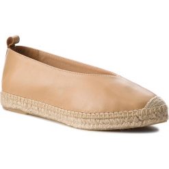 Espadryle KANNA - KV8039 Natur Camel. Brązowe espadryle damskie marki Kanna, z materiału, na płaskiej podeszwie. W wyprzedaży za 199,00 zł.
