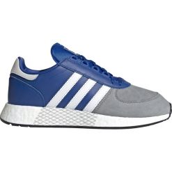 Adidas Originals Marathon Tech Tenisówki Niebieski. Niebieskie trampki męskie adidas Originals, bez wzorów, ze skóry, bez zapięcia. Za 585,95 zł.