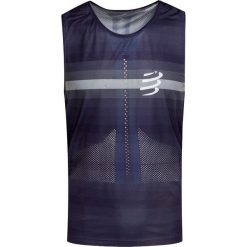 Koszulka COMPRESSPORT PRORACING SINGLET. Czarne koszulki męskie termoaktywne Compressport, s, bez wzorów, ze skóry, bez kołnierzyka. Za 240,00 zł.