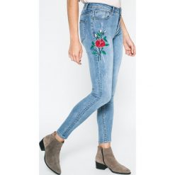 Answear - Jeansy Blossom Mood. Niebieskie jeansy damskie rurki ANSWEAR. W wyprzedaży za 99,90 zł.