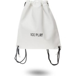 PLECAK ICE PLAY. Białe plecaki damskie Ice Play, bez wzorów, ze skóry ekologicznej. Za 160,00 zł.