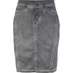Spódnica "used look" bonprix dymny szary. Szare spódniczki damskie bonprix. Za 109,99 zł.