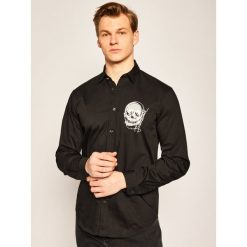 Koszula Just Cavalli S03DL0285. Białe koszule męskie Just Cavalli, s, bez wzorów, z elastanu, casualowe, bez kołnierzyka, bez rękawów. W wyprzedaży za 659,00 zł.