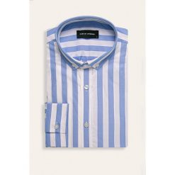 Clean Cut Copenhagen - Koszula. Niebieskie koszule męskie Clean Cut Copenhagen, s, bez wzorów, z bawełny, casualowe, button down, z długim rękawem. W wyprzedaży za 179,90 zł.