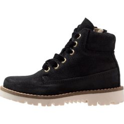 Buty zimowe damskie: Hip Botki sznurowane black