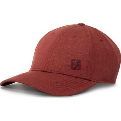 Czapka z daszkiem BUFF - Baseball Cap Solid Rusty 117297.404.10.00 W/Backram. Czerwone czapki męskie Buff, bez wzorów, z wełny. W wyprzedaży za 79,00 zł.