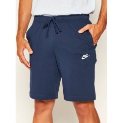 Szorty sportowe NIKE Sportswear Club Fleece BV2772. Niebieskie spodnie męskie Nike, m, bez wzorów, z bawełny, sportowe. W wyprzedaży za 109,00 zł.