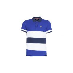 Koszulki polo z krótkim rękawem Emporio Armani EA7 SEA WORLD ST TROPEZ. Niebieskie koszulki męskie marki Emporio Armani EA7, s, bez wzorów, z krótkim rękawem. Za 307,30 zł.