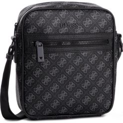 Saszetka GUESS - 4gsport HM6693 POL93 BLA. Czarne torby męskie skórzane Guess, z aplikacjami, ze skóry ekologicznej, młodzieżowe. W wyprzedaży za 209,00 zł.