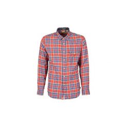 Koszule z długim rękawem Dockers THE TWILL WRINKLE SHIRT. Różowe koszule męskie marki DOCKERS, s, bez wzorów, bez kołnierzyka, z długim rękawem. Za 263,20 zł.