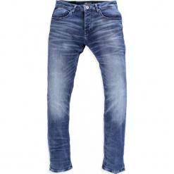 Dżinsy "Boyer" w kolorze niebieskim. Niebieskie spodnie chłopięce marki Cars Jeans. W wyprzedaży za 77,95 zł.