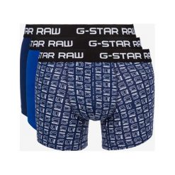 G-Star RAW 3-pack Bokserki Niebieski. Niebieskie bokserki męskie G-Star RAW, bez wzorów, z elastanu. Za 188,95 zł.